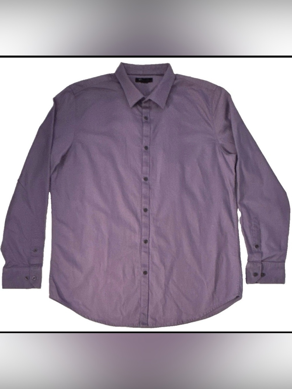 Structure Men's Long-Sleeve Button-Down Shirt in Lavender